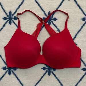 Victoria's Secret NWOT Incredible Perfect Shape Red Lace Bra